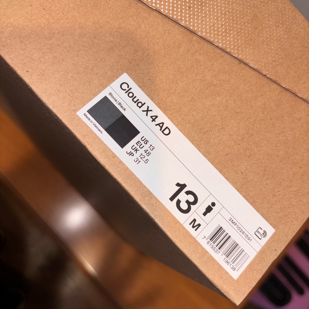 ON Cloud X4 AD Men’s NWT 13